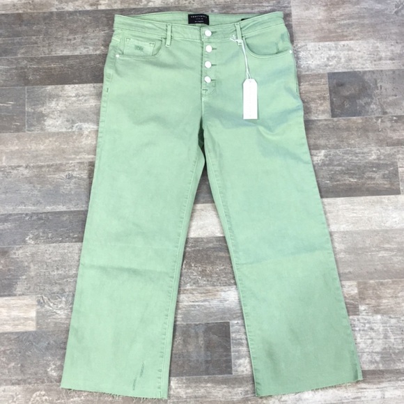 Sanctuary Nonconformist Button Fly Jeans Seamfoam GREEN SZ 31 NEW! - Picture 4 of 16